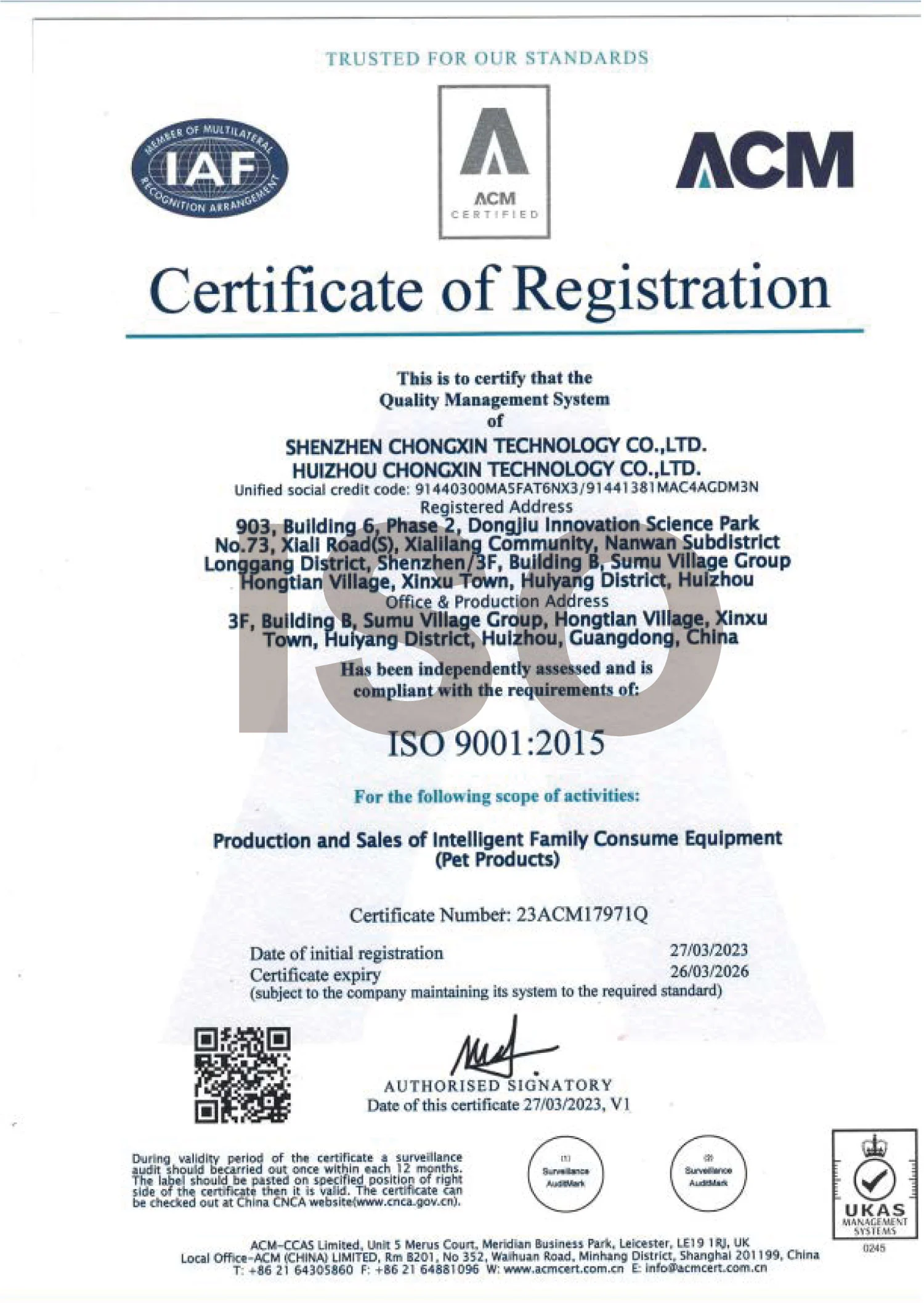 ISO 9001 standard